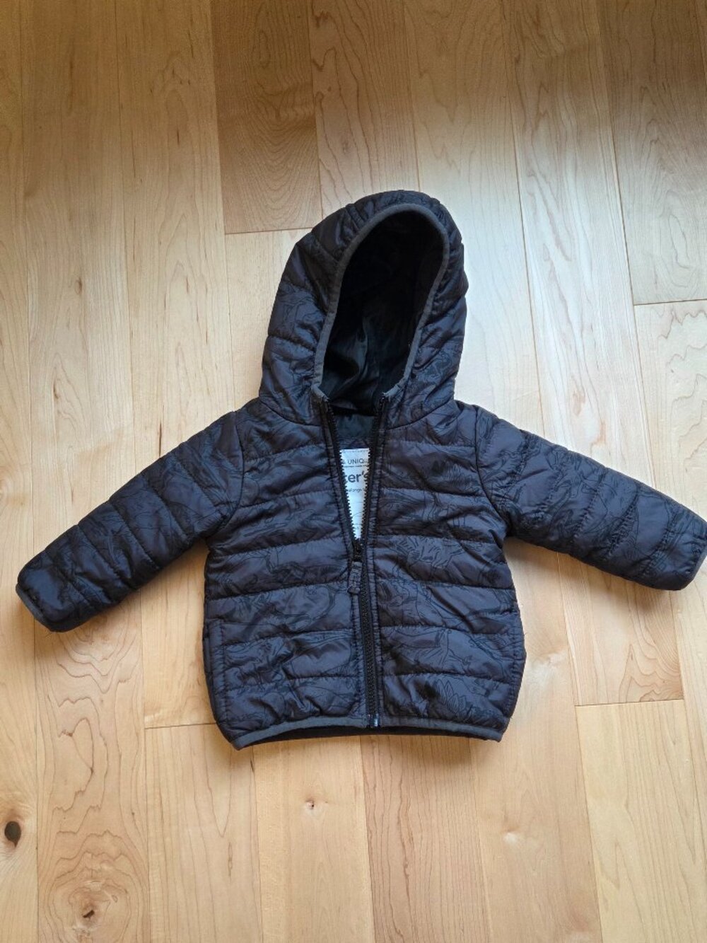 Carters Dino Print Winter Coat